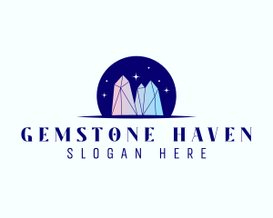 Elegant Crystal Jewel logo design