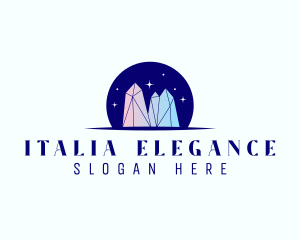 Elegant Crystal Jewel logo design