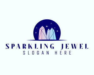 Elegant Crystal Jewel logo design