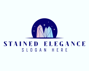 Elegant Crystal Jewel logo design