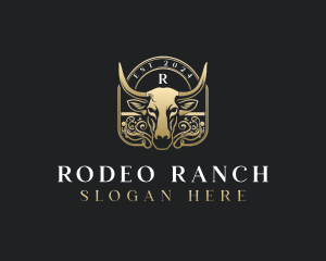 Rodeo Bull Ranch logo design