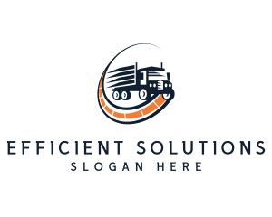 Operational - Logistics Truck Road logo design