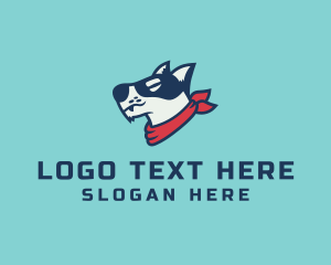 Hound - Doberman Pinscher Dog logo design