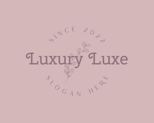 Luxury Floral Beauty logo design