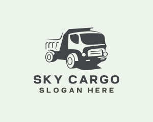 Dump Truck Vehicle logo design