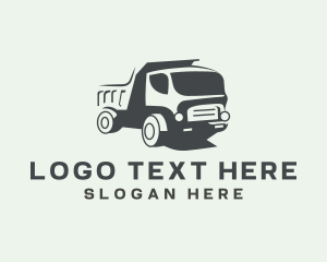 Dump Truck Vehicle Logo