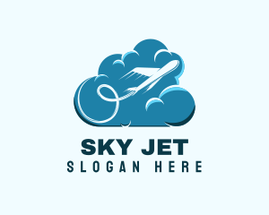 Sky Tourism Airline logo design