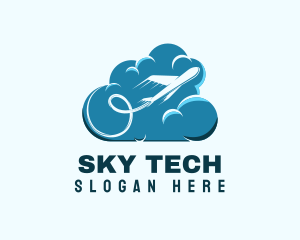 Sky Tourism Airline logo design