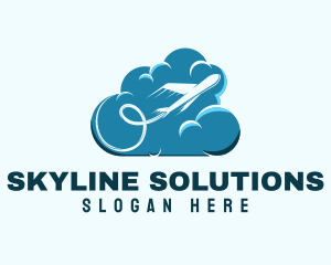Sky - Sky Tourism Airline logo design