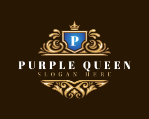 Luxury Crown Shield logo design