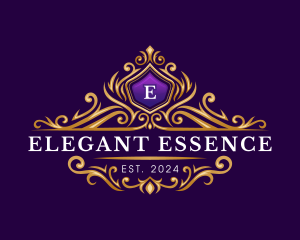 Crown Elegant Ornament logo design