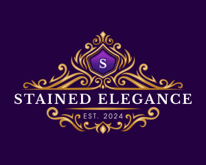 Crown Elegant Ornament logo design