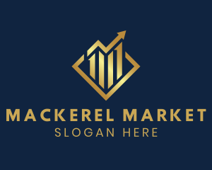 Finance Stock Market Capital logo design
