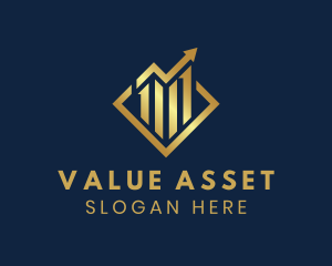 Asset - Finance Stock Market Capital logo design