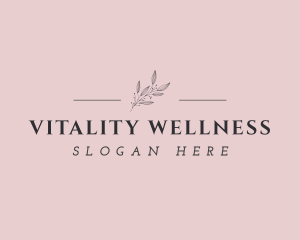 Botanical Leaf Wellness  logo design