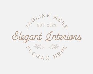 Elegant Organic Company logo design