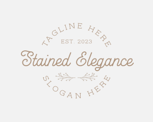 Elegant Organic Company logo design