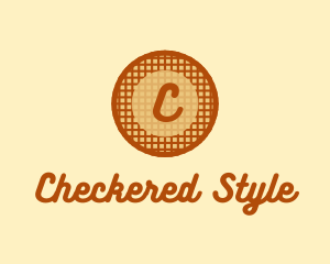 Checkered - Retro Waffle Diner logo design