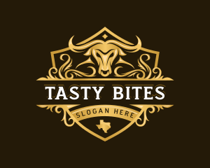 Ranch - Bufallo Texas Bison logo design