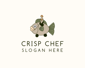 Asian Fish Restaurant logo design