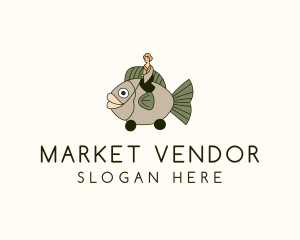 Vendor - Asian Fish Restaurant logo design