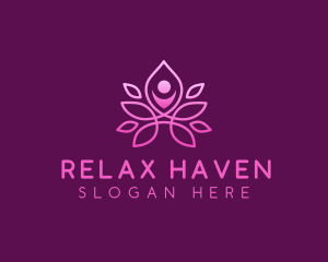 Leisure - Wellness Leisure Yoga logo design