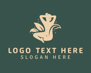 Sexual - Leaf Natural Erotic Model logo design