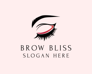 Eyebrow - Beauty Eyelashes Eyebrows logo design