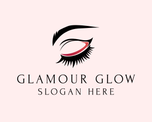 Eyeshadow - Beauty Eyelashes Eyebrows logo design