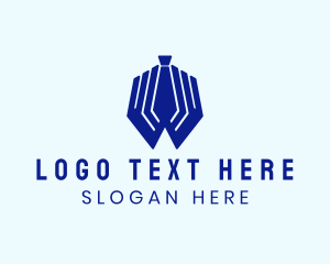 Modern Hand Tie Logo