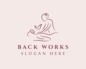 Natural Spa Wellness logo design