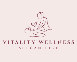 Natural Spa Wellness logo design