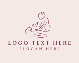 Therapy - Natural Spa Wellness logo design