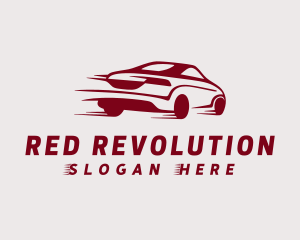 Red Sedan Racing logo design