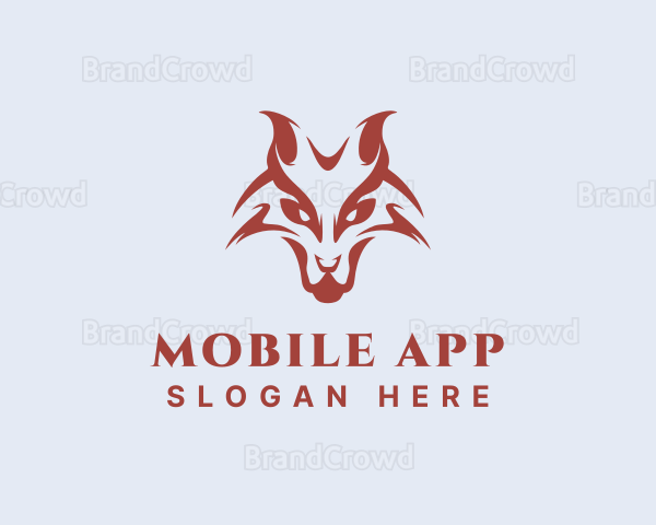 Scary Wild Fox Logo