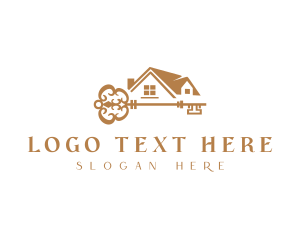 Home - Luxury Masion House Key logo design
