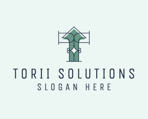 Boutique Letter T logo design