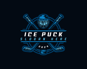 Hockey Sports Varsity logo design