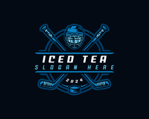 Hockey Sports Varsity logo design