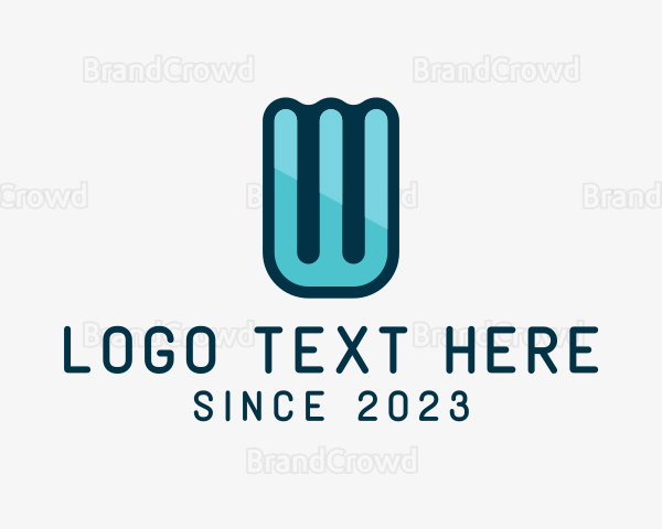 Media Studio Letter W Logo