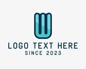 Letter W - Media Studio Letter W logo design