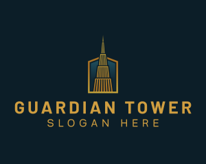 Tower Buidling Architecture logo design