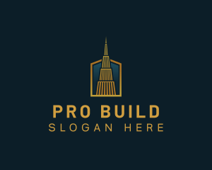 Tower Buidling Architecture logo design