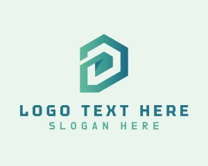 Letter D - Digital IT Cyberspace logo design