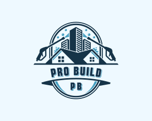 Building Pressure Washing logo design