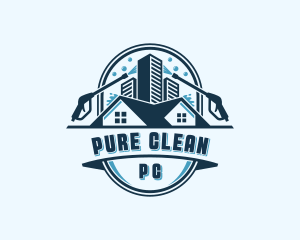 Building Pressure Washing logo design