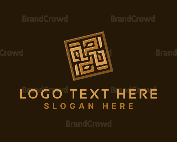 Tile Flooring Decor Logo