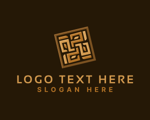 Interior Design - Tile Flooring Decor logo design