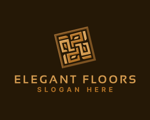 Flooring - Tile Flooring Decor logo design