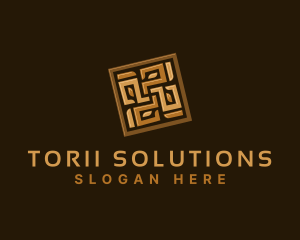 Tile Flooring Decor logo design